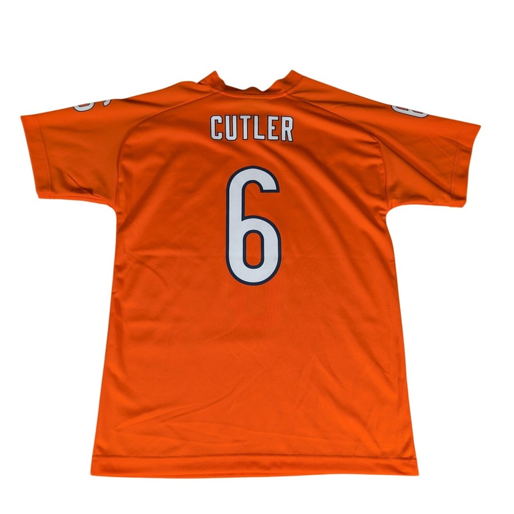 NFL Team Apparel Chicago Bears Jay Cutler‎ 6 Orange Youth Jersey Kids L 14-16